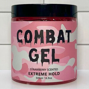 Strawberry Scented Combat Gel Extreme Hold Hair Gel 16.9oz